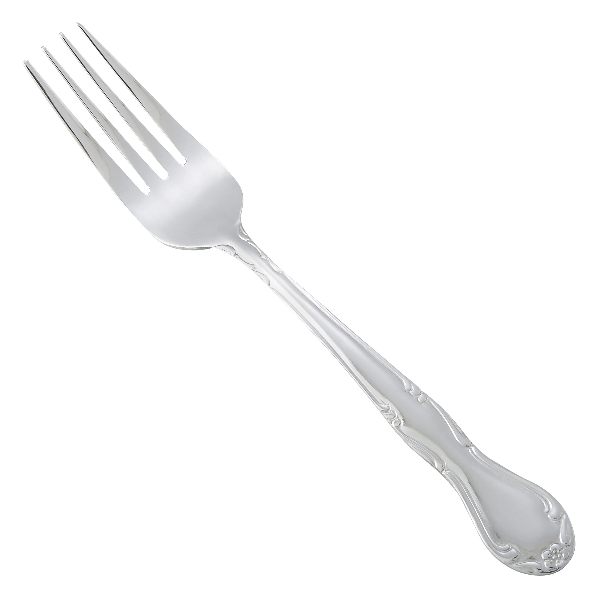 Winco 0024-05 Elegance Plus Heavy Weight Mirror Finish Stainless Dinner Fork (12/Pack)