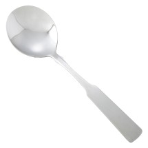 Winco 0025-04 Houston Heavy Weight Satin Finish Stainless Steel Bouillon Spoon (12/Pack)
