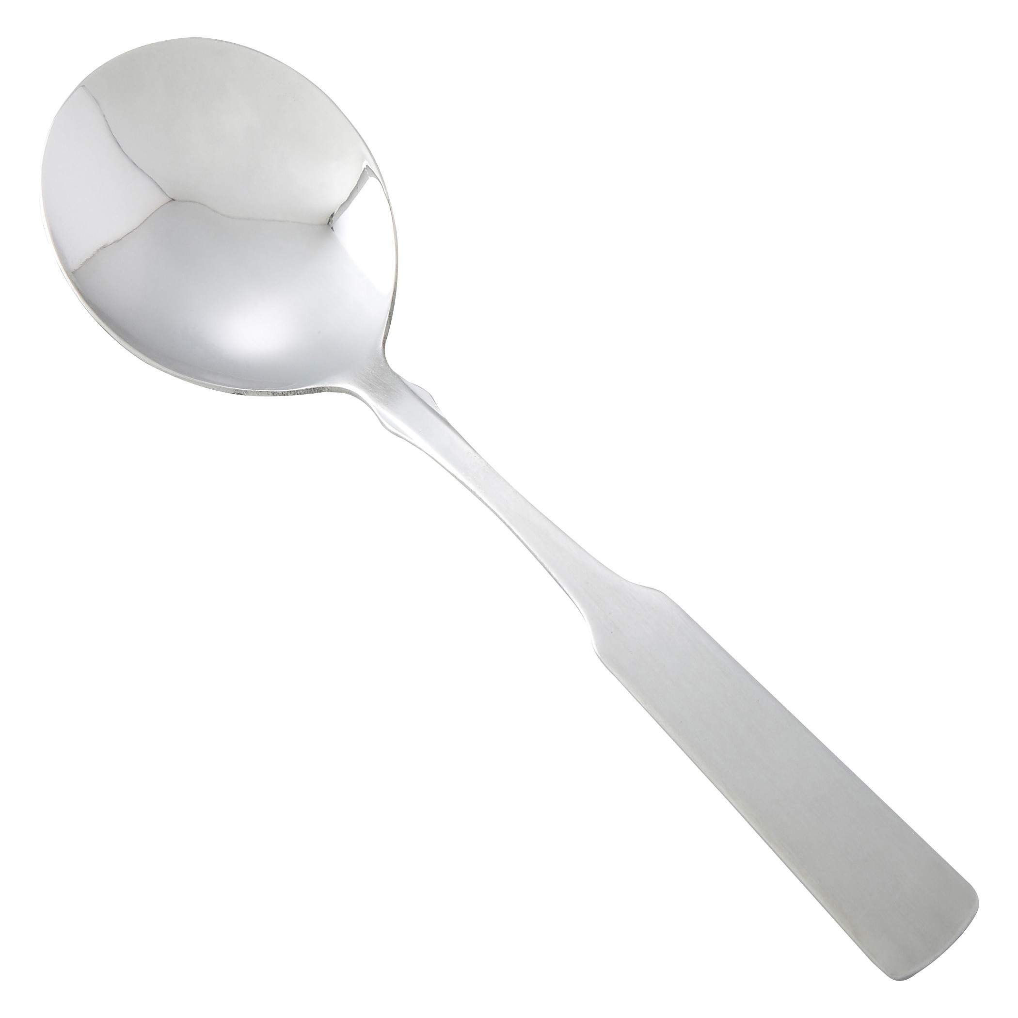 Winco 0025-04 Houston Heavy Weight Satin Finish Stainless Steel Bouillon Spoon (12/Pack)
