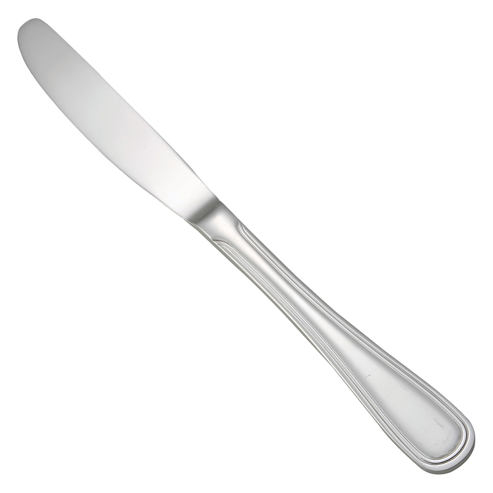 Winco 0030-18 Shangarila Extra Heavy Stainless Steel European Table Knife (12/Pack)