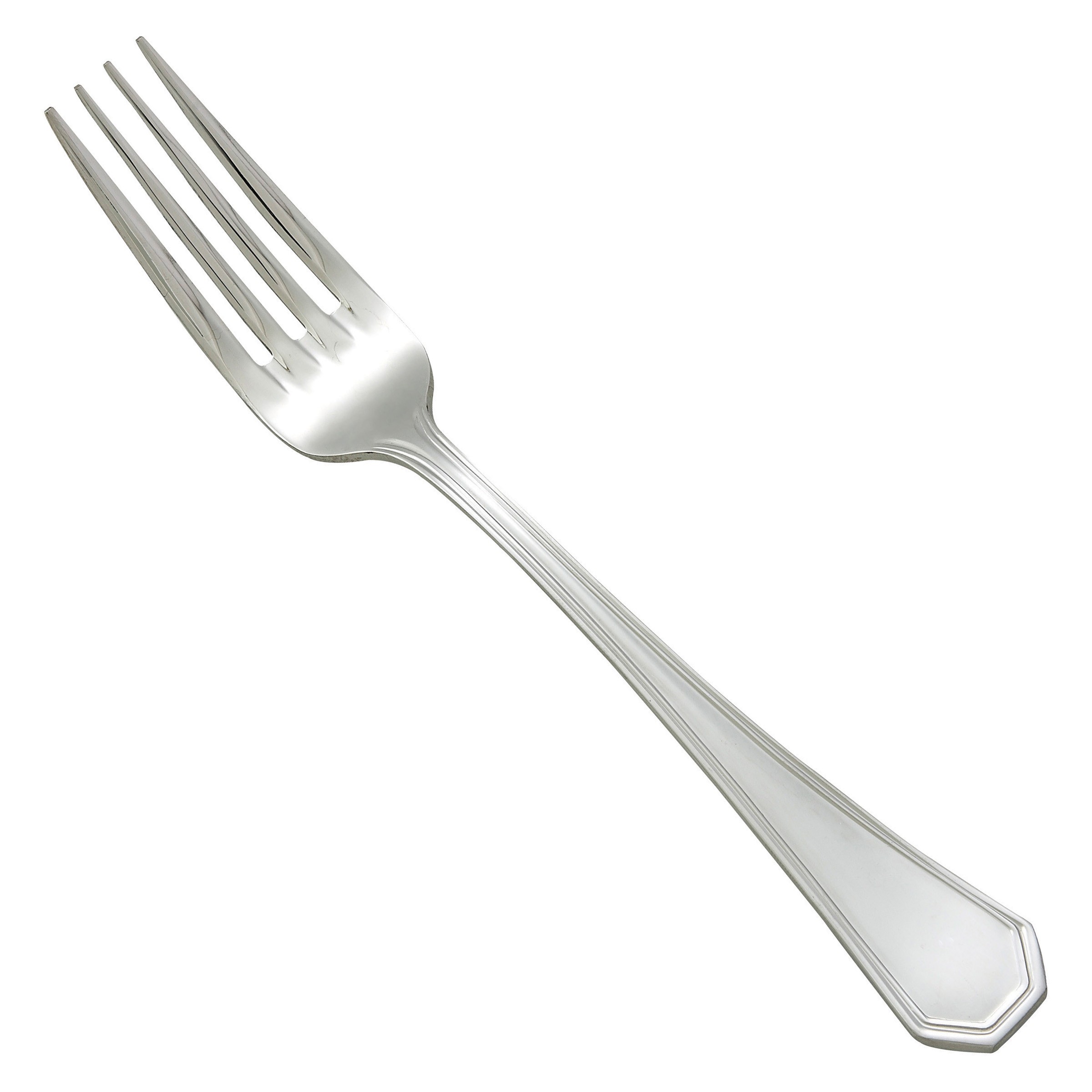 Winco 0035-11 Victoria Extra Heavy Stainless Steel European Table Fork (12/Pack)
