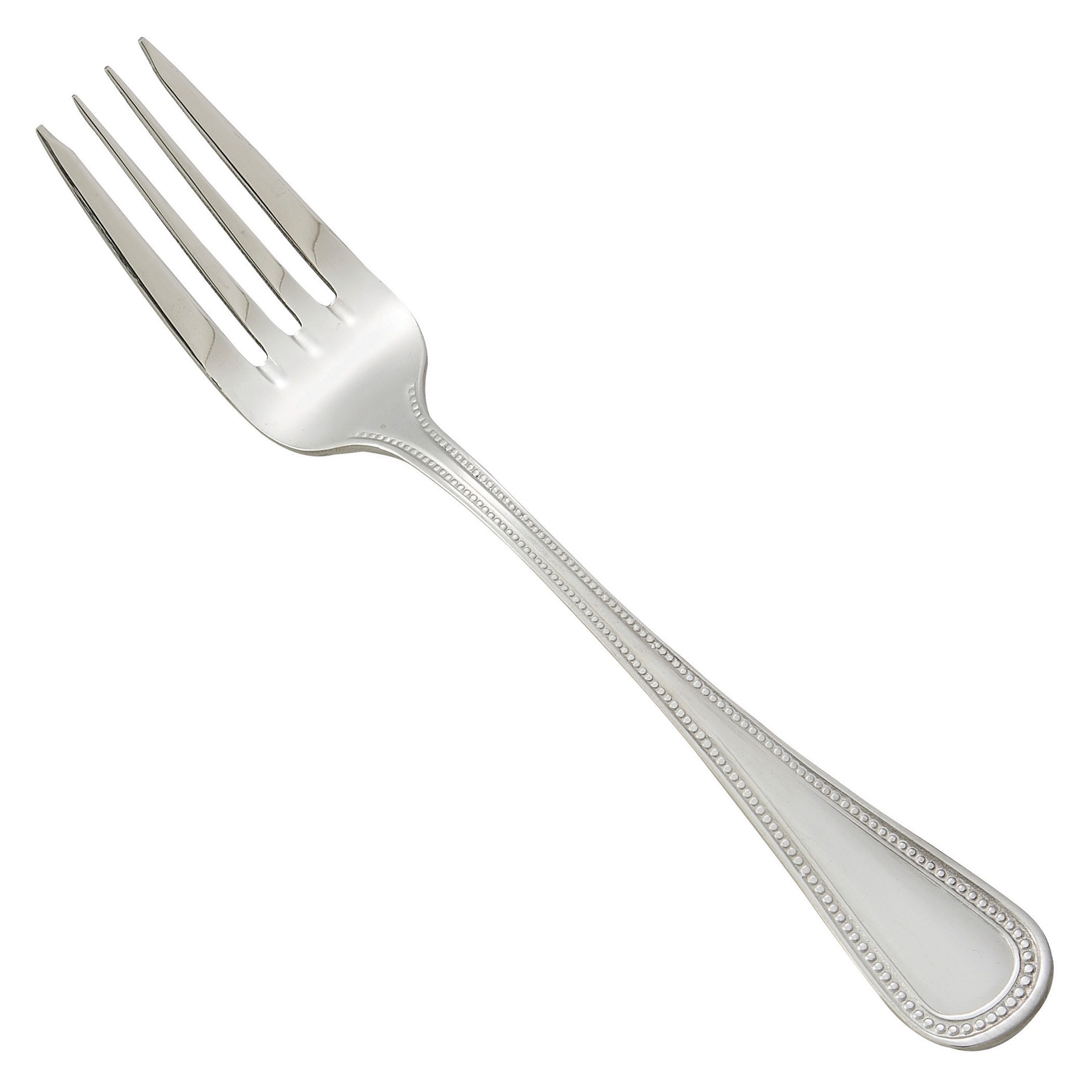 Winco 0036-06 Deluxe Pearl Extra Heavy Stainless Steel Salad Fork (12/Pack)