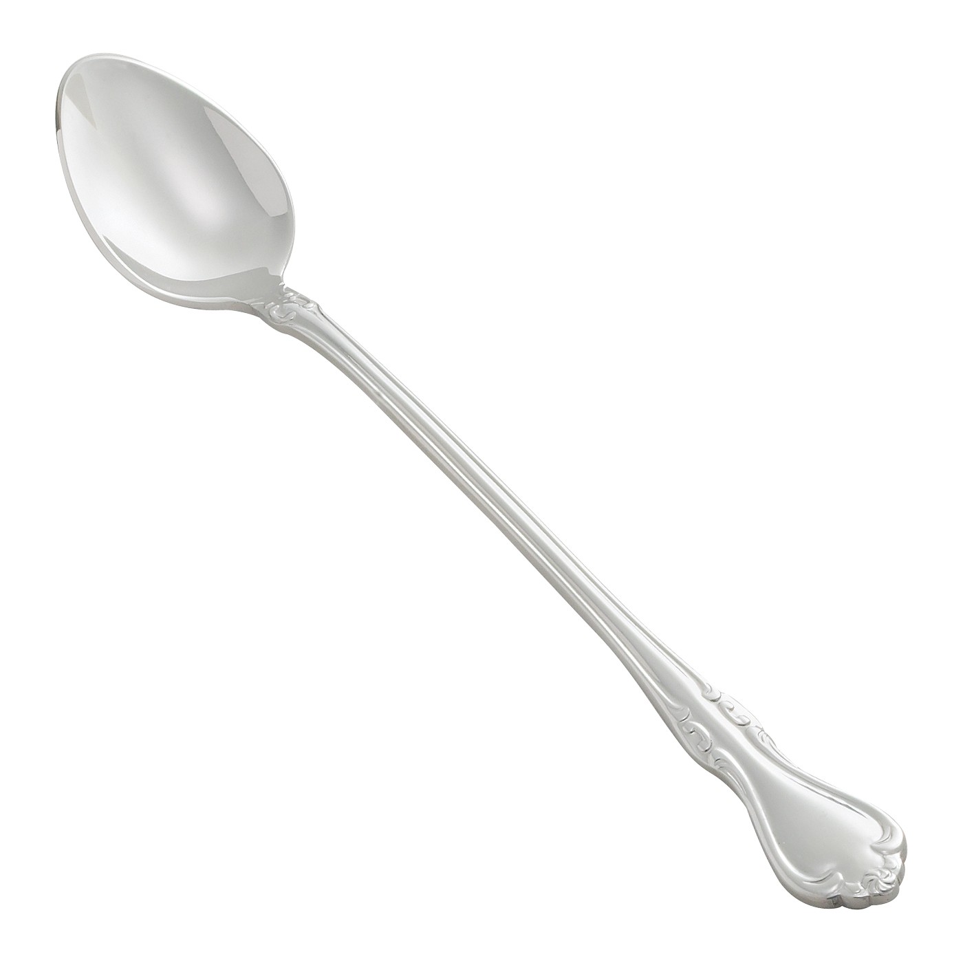 Winco 0039-02 Chantelle Extra Heavy Weight Stainless 18/10 Iced Teaspoon (12/Pack)