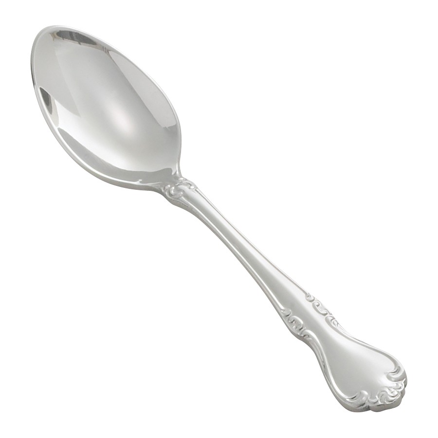 Winco 0039-09 Chantelle Extra Heavy Weight 18/10 Stainless Steel Demitasse Spoon (12/Pack)