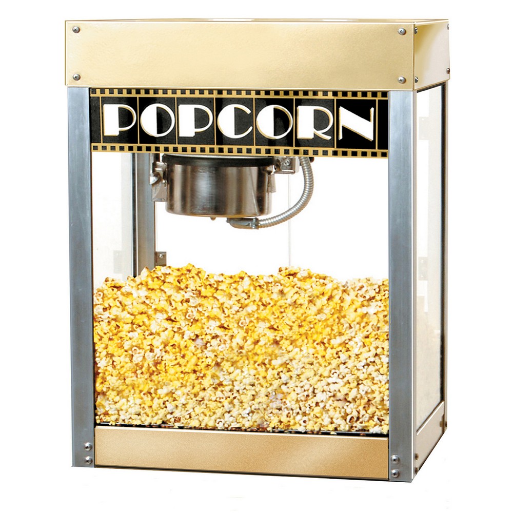 Winco 11048 Benchmark USA Premiere Popcorn Machine 4 oz. Kettle, 120V