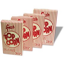 Winco 41557 Benchmark USA Closed Top Popcorn Boxes .95 oz., 100 Boxes/Pack