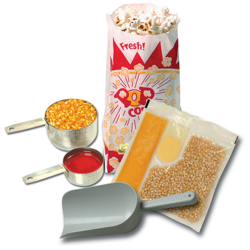 Winco 45004 Benchmark USA Popcorn Starter Kit for 4 oz. Popper