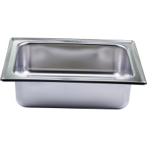 Winco 508-WP Water Pan for 4 Qt. Crown Half-Size Chafer 508