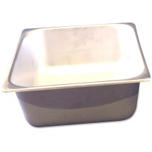 Winco 56744 Benchmark USA Stainless Steel Half-Size Solid Pan