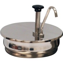 Winco 56752 Benchmark USA Stainless Steel Condiment Pump for 7 Qt. Inset Pan