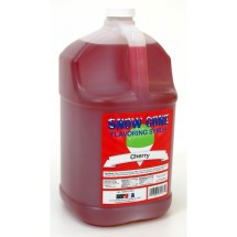 Winco 72002 Benchmark USA Snow Cone Syrup, Cherry Flavor, 1 Gallon