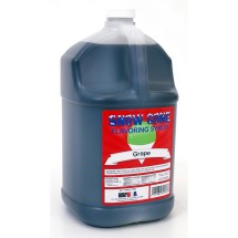 Winco 72003 Benchmark USA Snow Cone Syrup, Grape Flavor, 1 Gallon