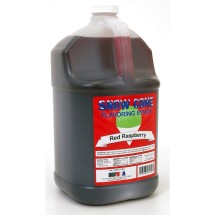 Winco 72007 Benchmark USA Snow Cone Syrup, Red Raspberry Flavor, 1 Gallon