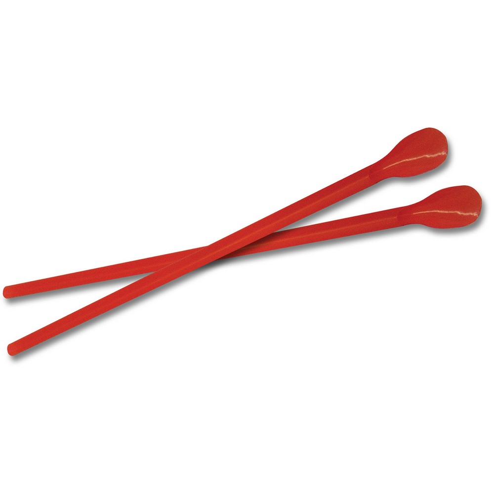 Winco 72401 Benchmark USA Snow Cone Red Plastic Spoon Straws, 200 Straws/Pack