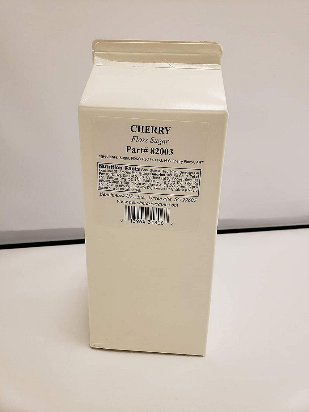 Winco 82003 Benchmark USA Cotton Candy Floss, Cherry Flavor, 3.25 Lb.