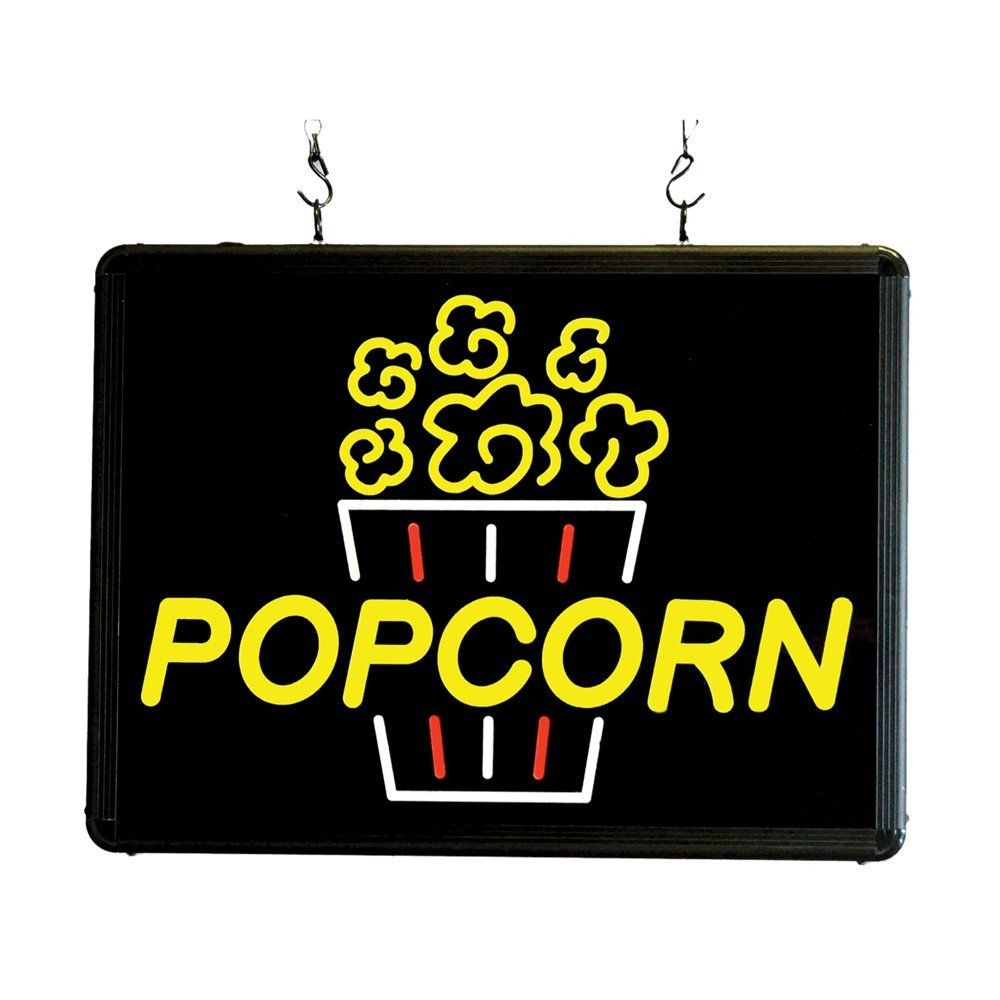 Winco 92001 Benchmark USA Ultra-Brite "Popcorn" Sign, 120V