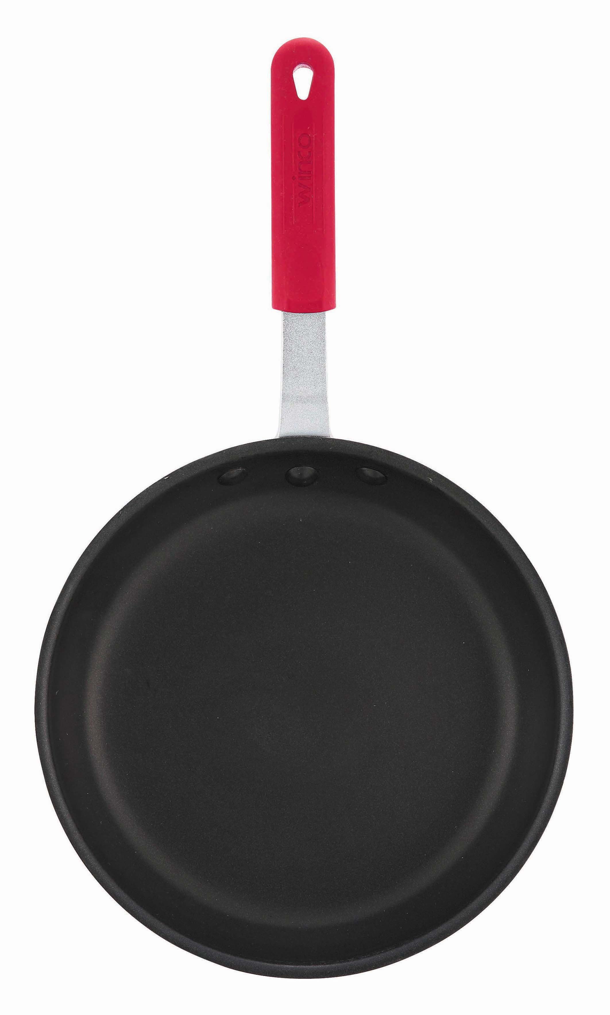 Winco AFP-14NS-H 14" Quantum Non-Stick Aluminum Fry Pan with Silicone Sleeve