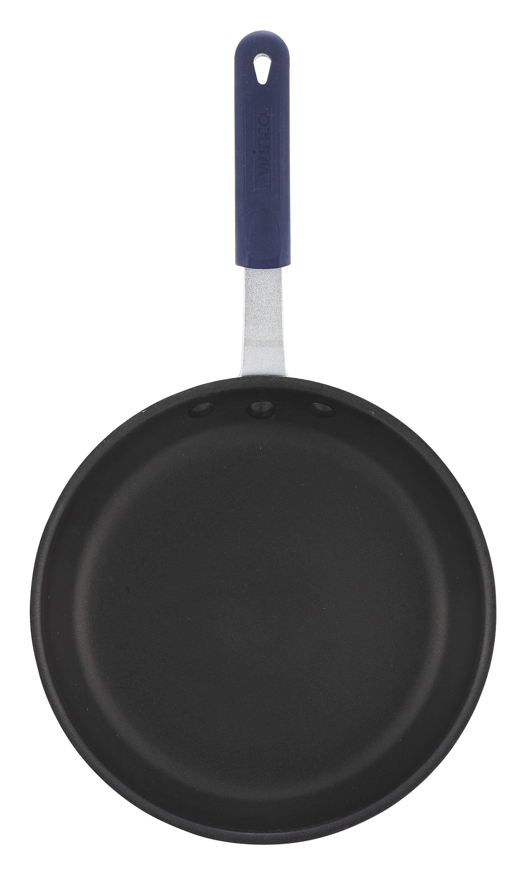 Winco AFP-7XC-H 7" Gladiator Aluminum Fry Pan with Excalibur Coating and Silicone Handle