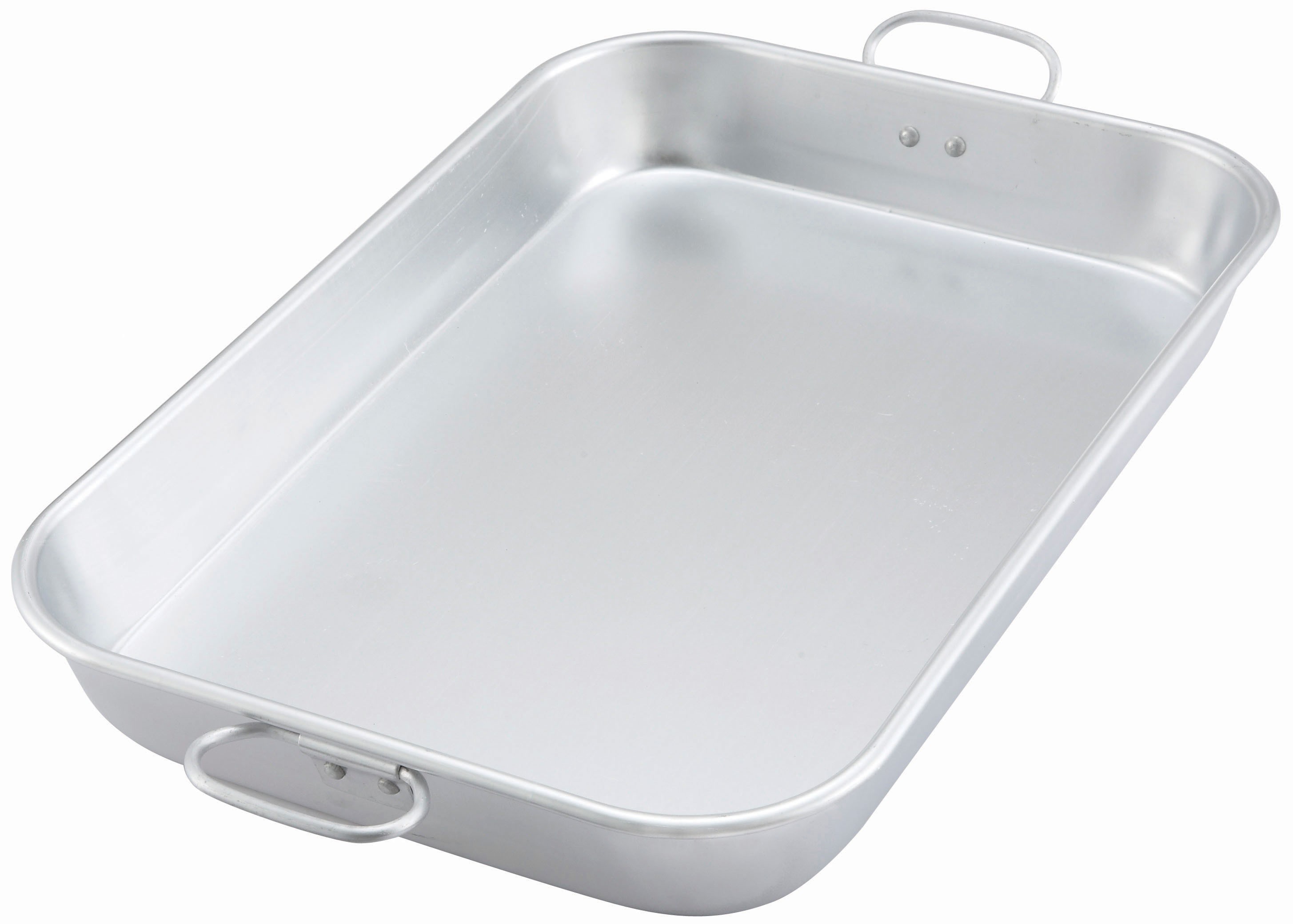 Winco ALBP-1218 Aluminum Bake/Roasting Pan with Drop Handles, 17-3/4" x 11-1/2" x 2-1/4