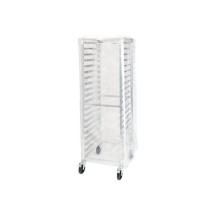 Winco ALRK-20-HC Sheet Pan Rack Cover with Window, 23"W x 28"D x 62"H