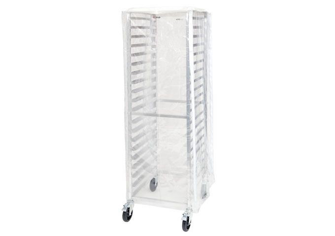 Winco ALRK-20-HC Sheet Pan Rack Cover with Window, 23"W x 28"D x 62"H