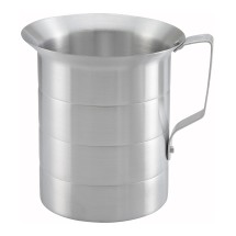Winco AM-2 Aluminum Measuring Cup, 2 Qt.