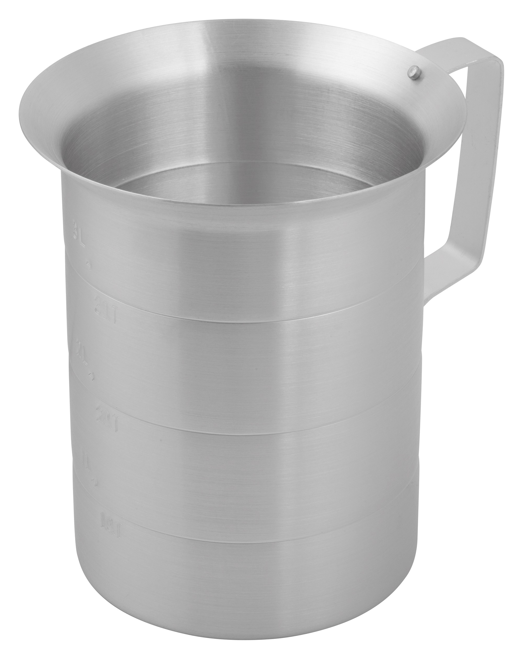 Winco AM-4 Aluminum Measuring Cup, 4 Qt.