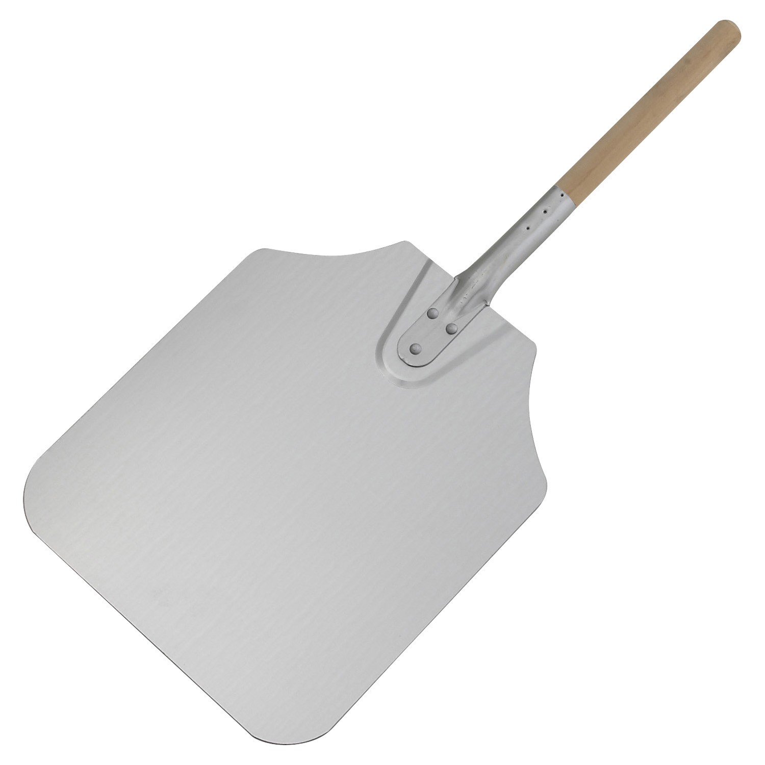 Winco APP-26 Aluminum Pizza Peel with 12" x 14" Blade 26" OL