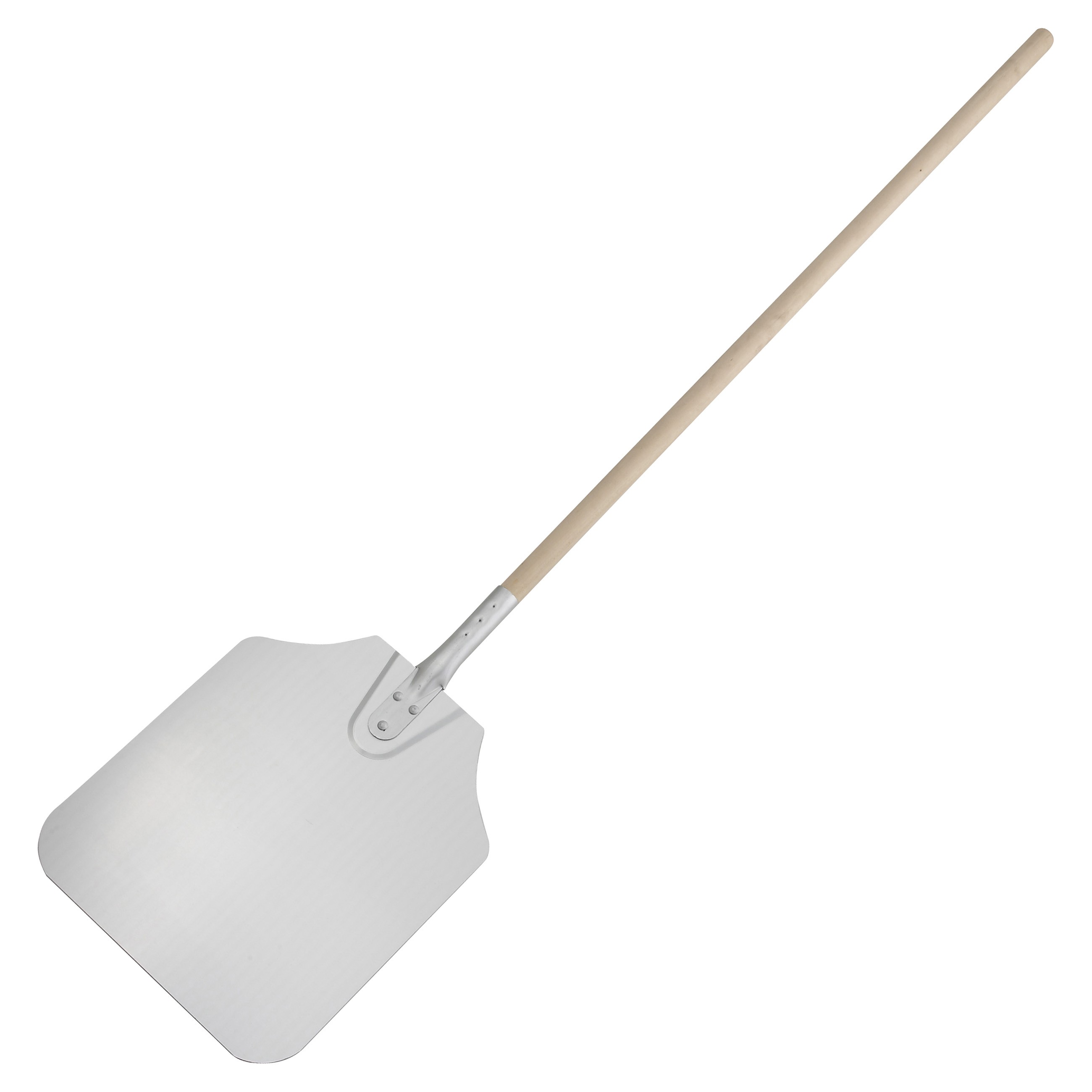 Winco APP-52 Aluminum Pizza Peel with 12" x 14" Blade 52" OL