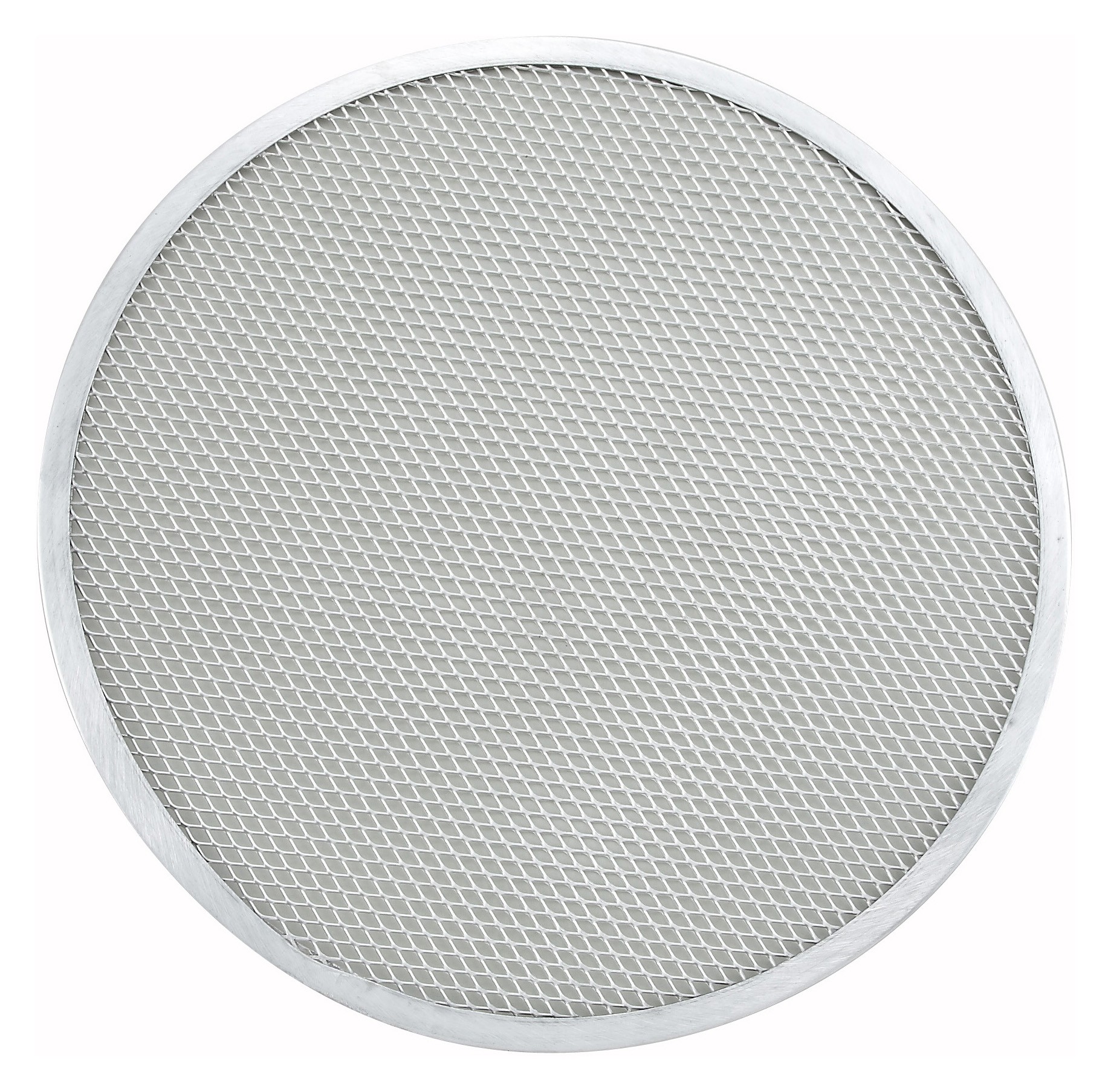 Winco APZS-16 Seamless Aluminum Pizza Screen 16" Dia.