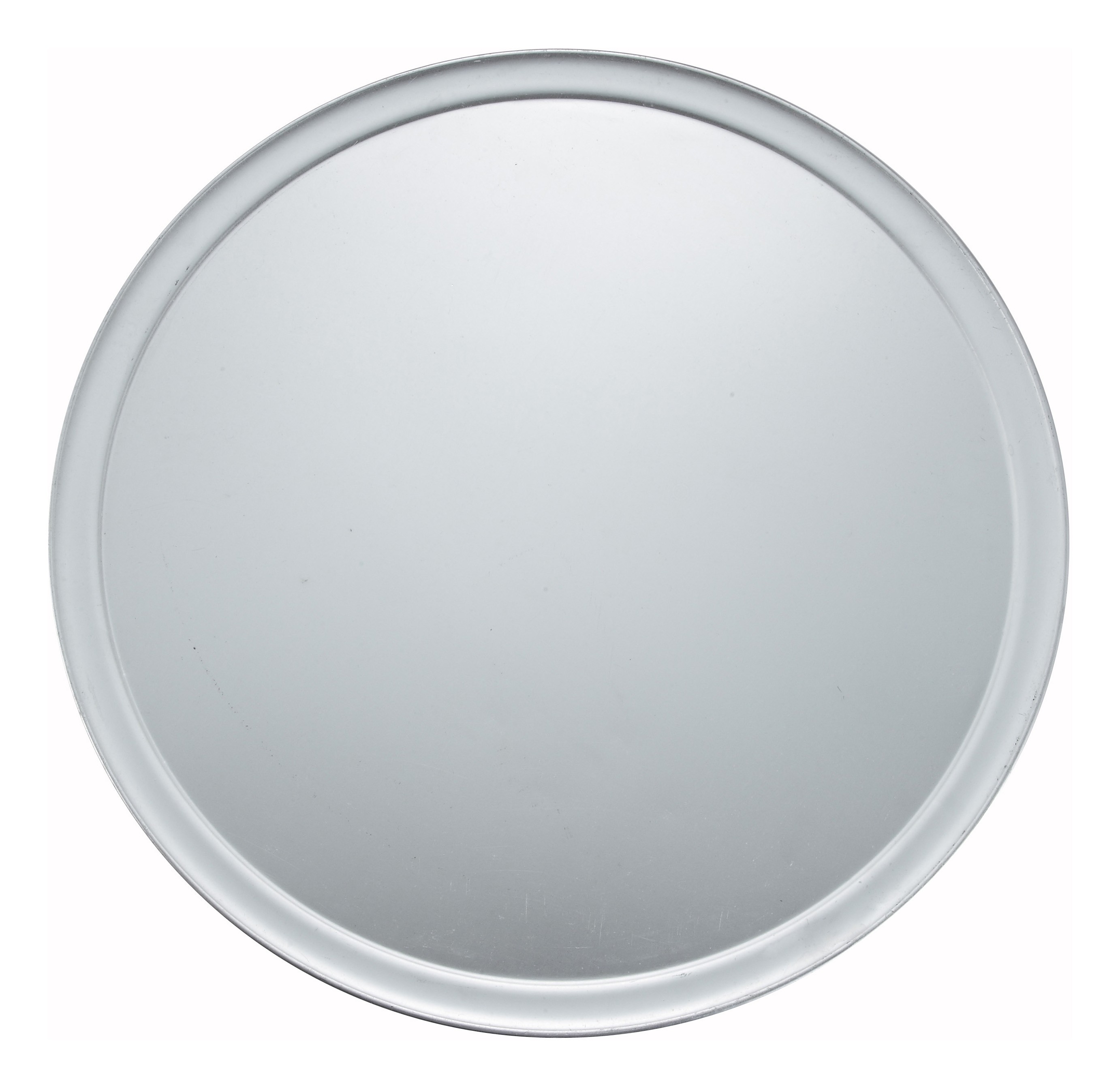 Winco APZT-17 Wide-Rimmed Aluminum Pizza Pan 17" Dia.