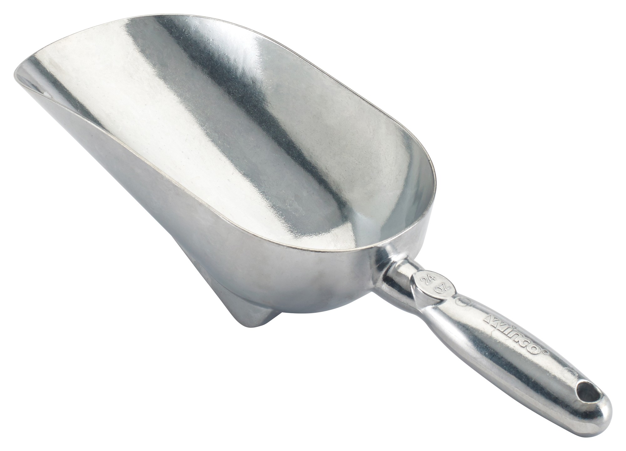 Winco AS-24 Aluminum 24 oz. Utility Scoop