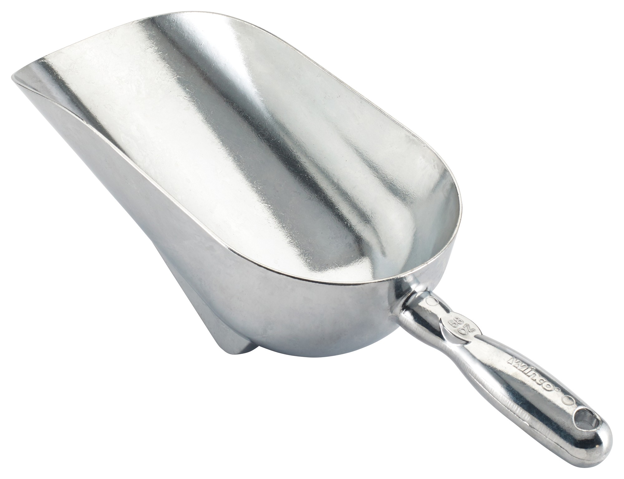 Winco AS-58 Aluminum 58 oz. Utility Scoop