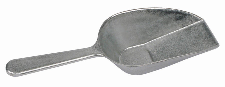 Winco ASFB-7 Aluminum 7 oz. Flat Bottom Scoop