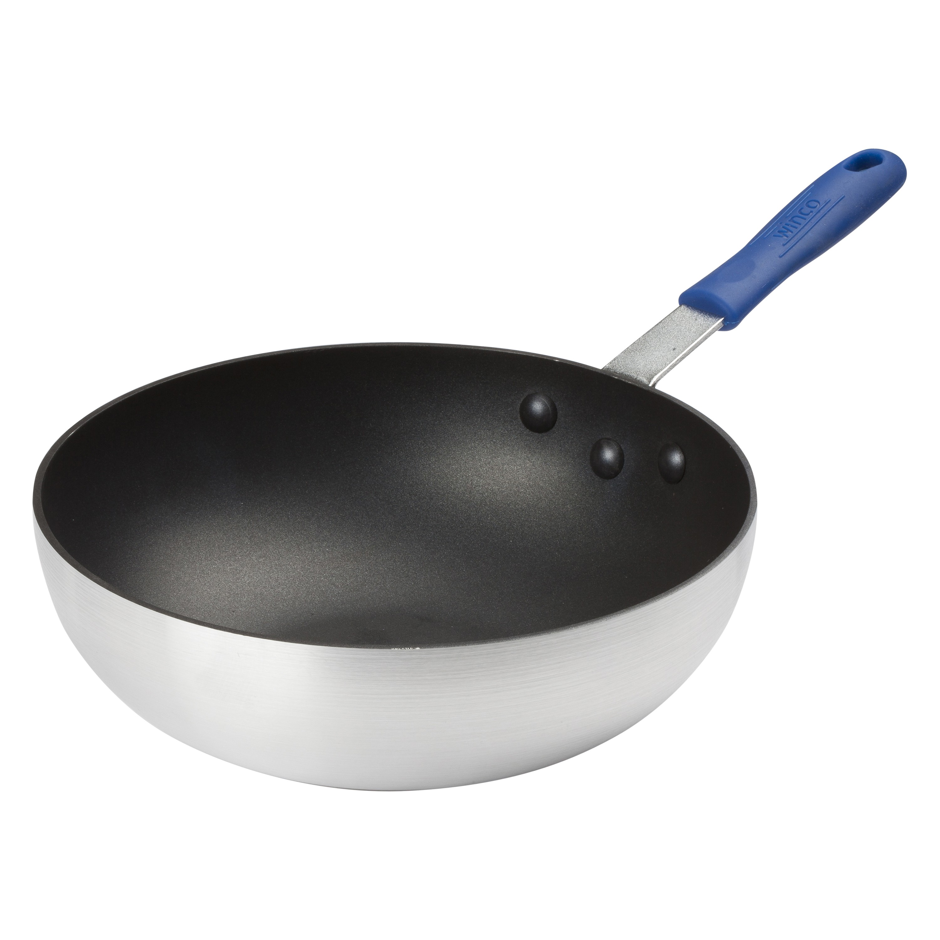 Winco ASFP-11NS Non-Stick Aluminum Stir Fry Pan, 11" Dia.