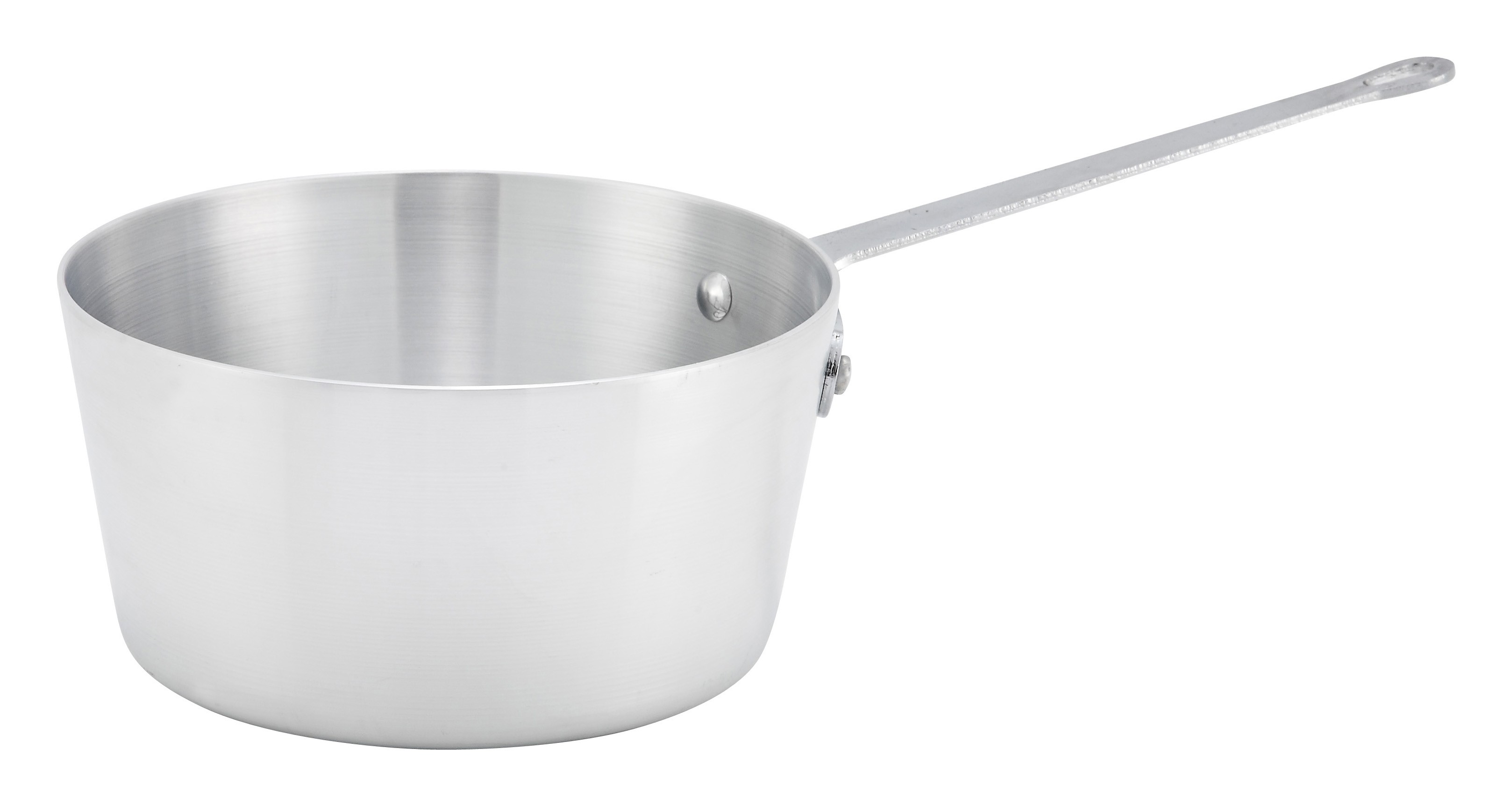 Winco ASP-1 Aluminum 1 Qt. Sauce Pan with Helper Handle