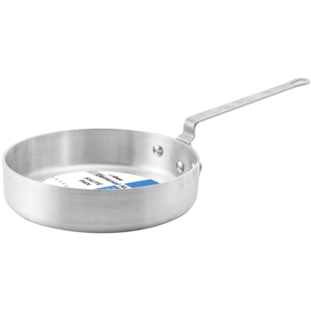 Winco TGET-6, 6-Quart Tri-Ply Stainless Steel Saute Pan w/Lid