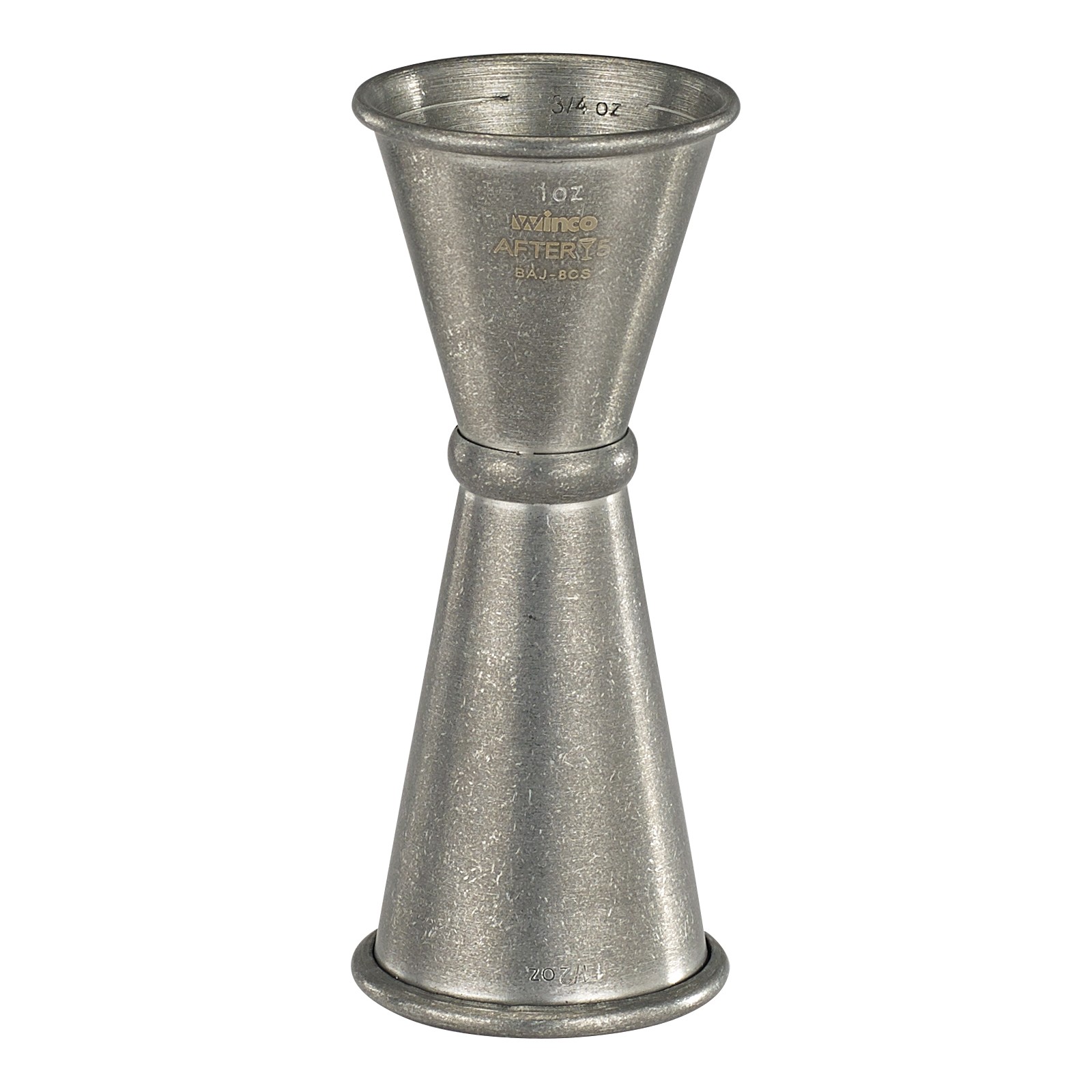 Winco BAJ-8CS After5 Jigger, Crafted Steel - 1 x 1-1/2 oz