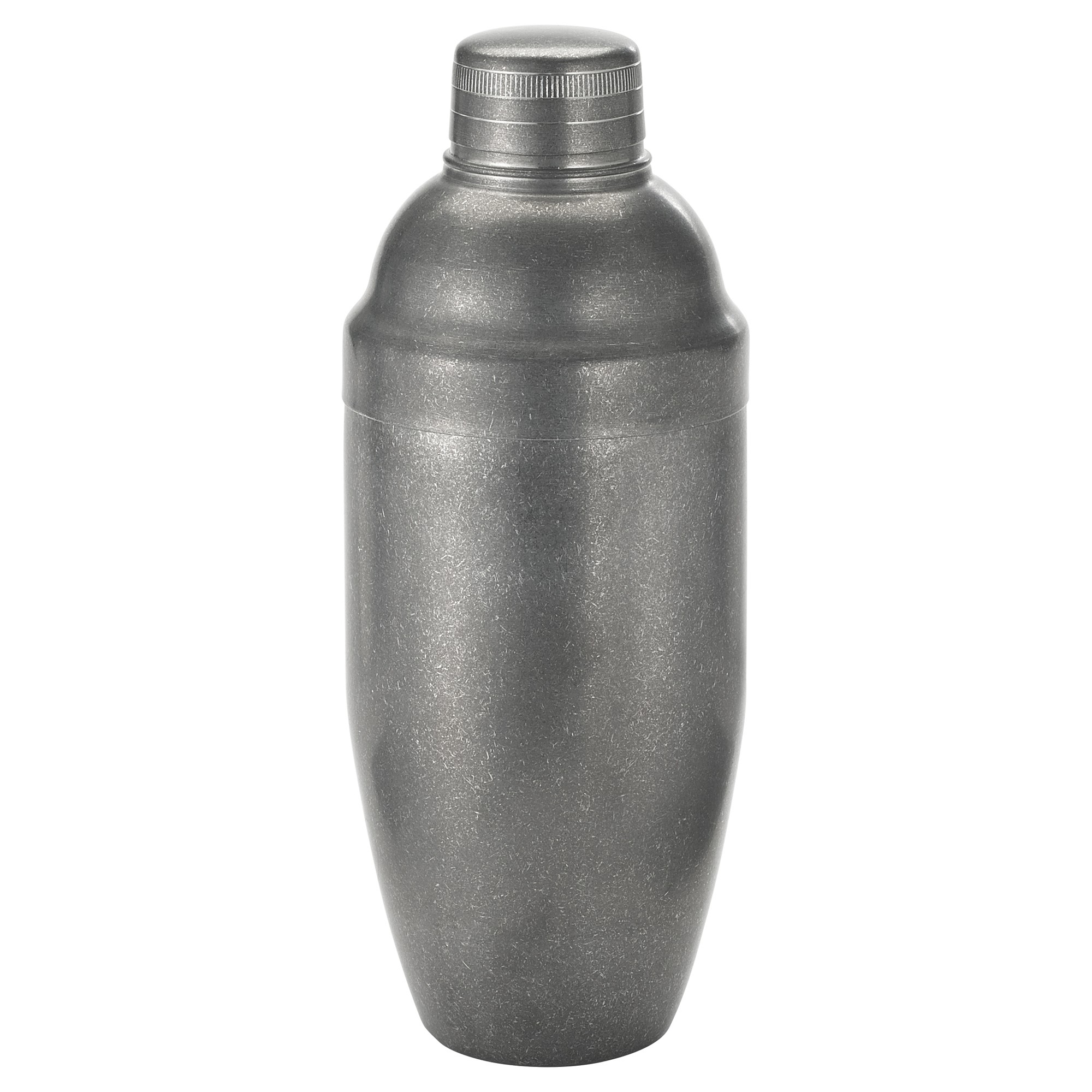 Winco BASS-24CS After5 3-Piece Bar Shaker Set, Crafted Steel 24 oz. 