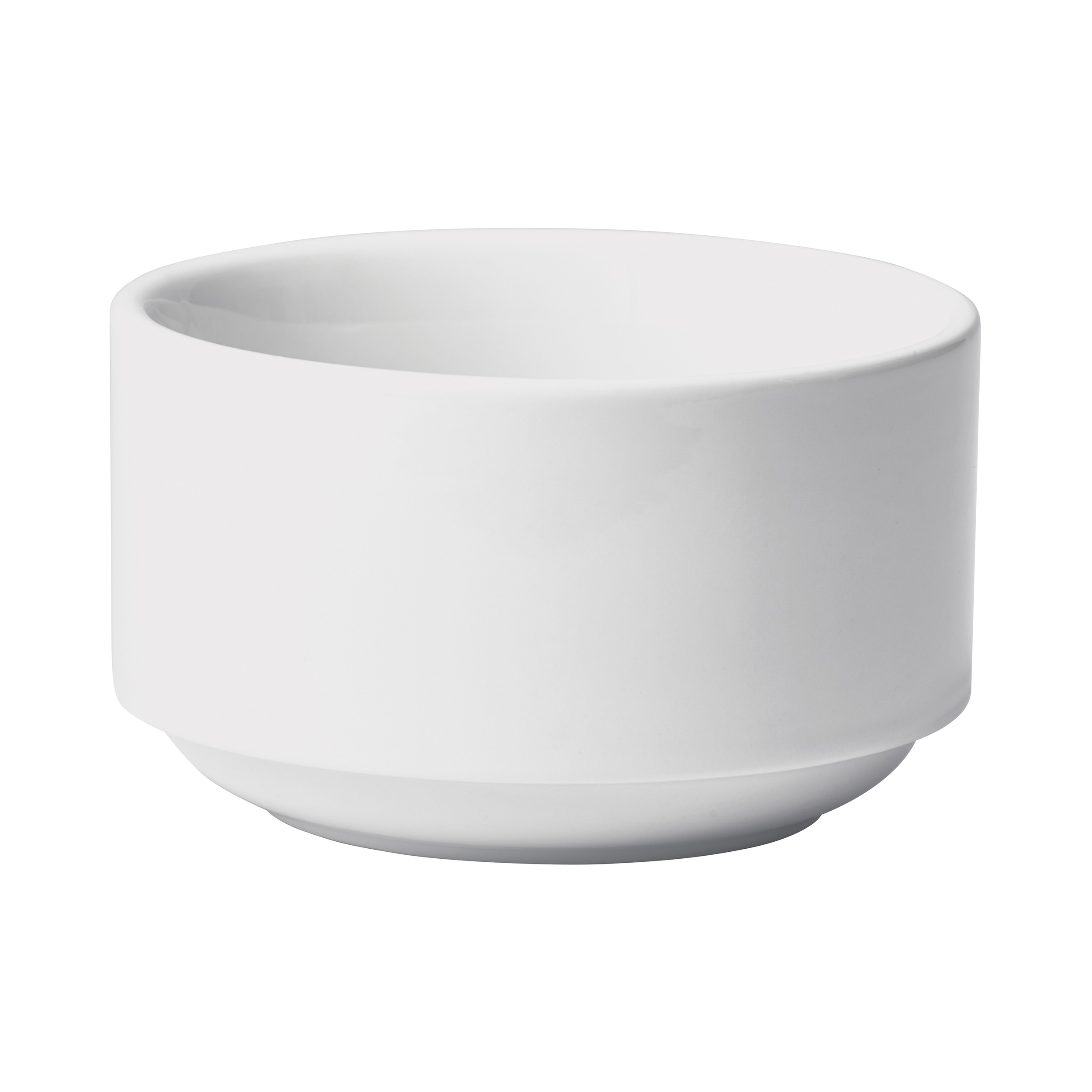 Winco BBC-12 Birkhall Porcelain Stacking Bouillon Cup 12 oz. - 3 dozen