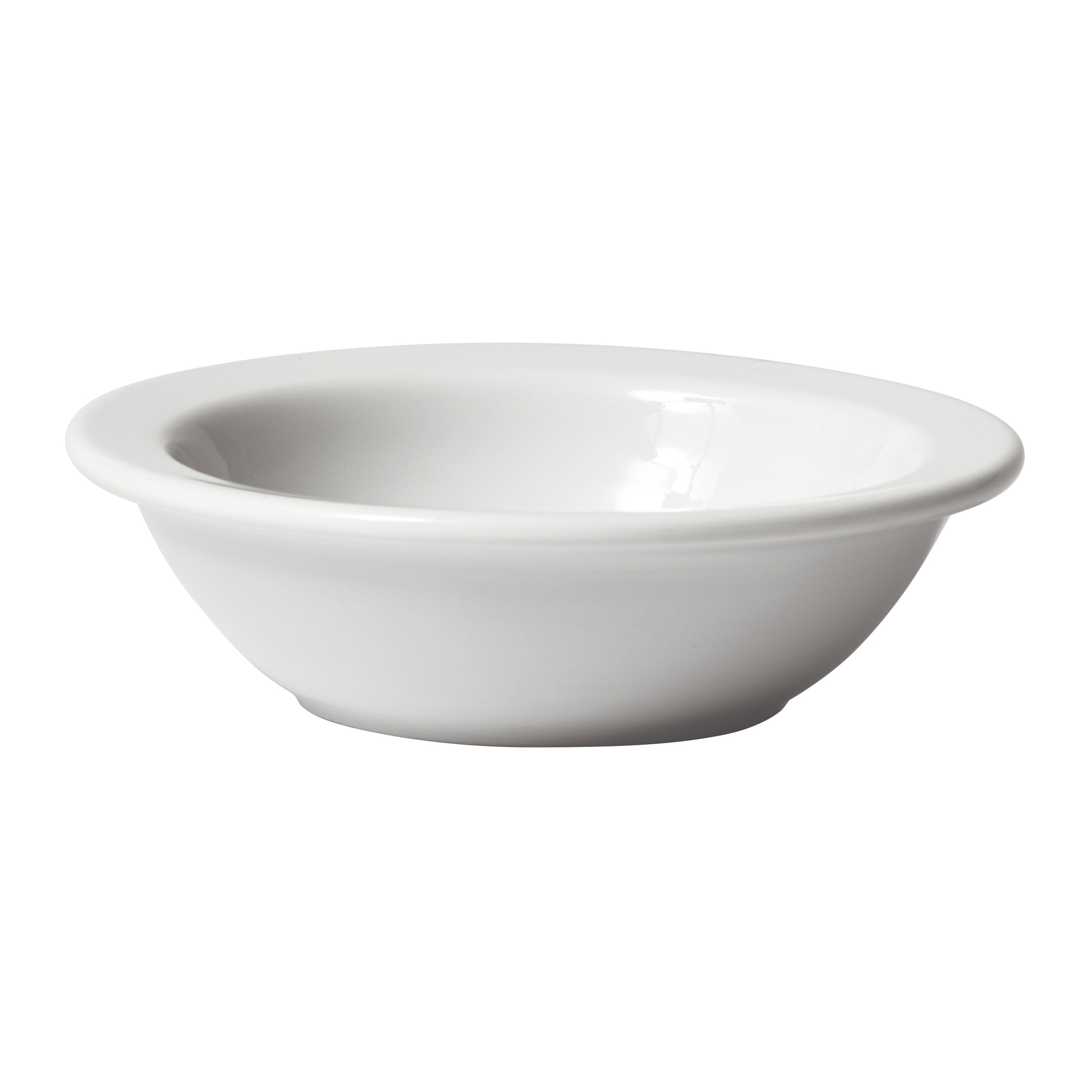 Winco BFD-5NR Birkhall Porcelain Fruit Dish with Narrow Rim 5 oz. - 3 dozen
