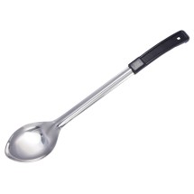 Winco BHON-11 Prime 11&quot; Stainless Steel Solid Basting Spoon with Plastic Handle