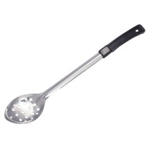 Winco BHPN-11 Prime 11&quot; Stainless Steel Perforated Basting Spoon with Plastic Handle