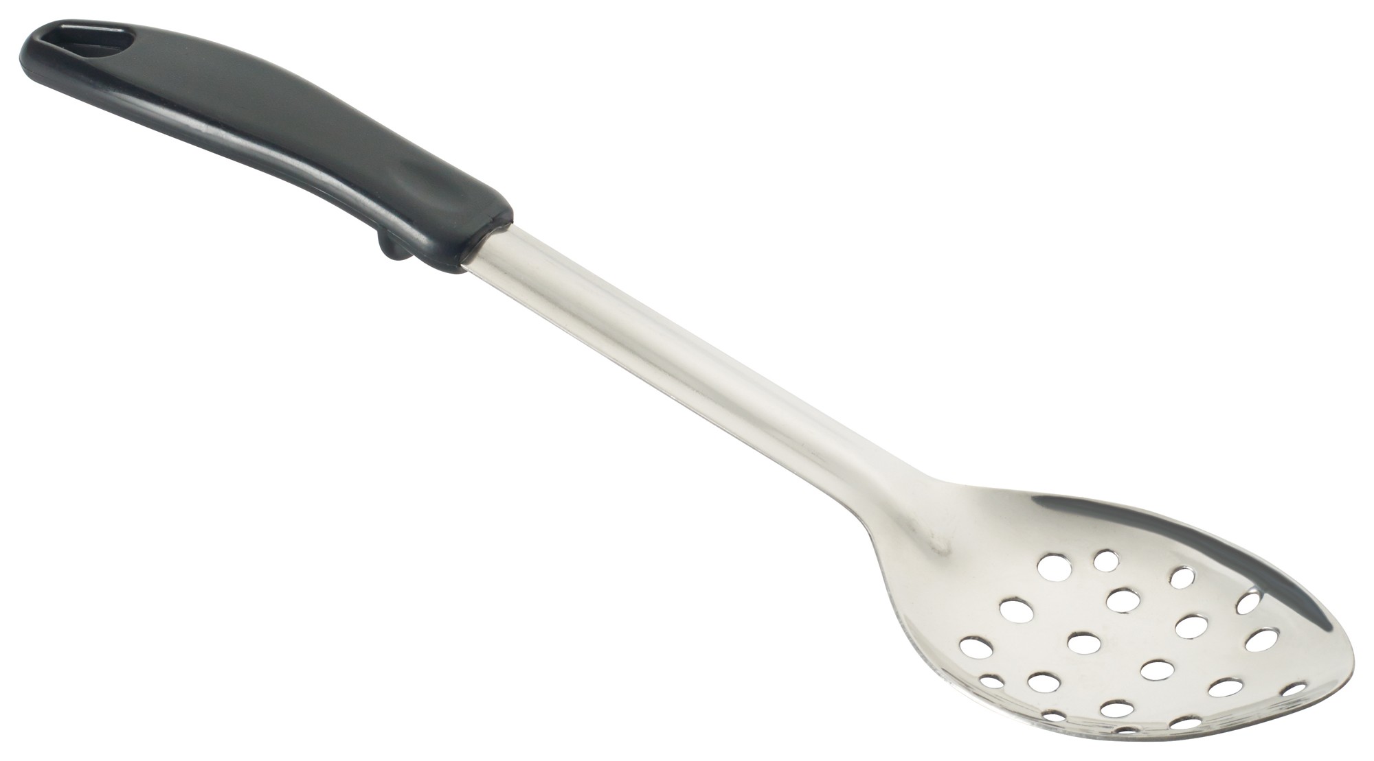 Winco BHPP-13 Perforated Basting Spoon with Stop Hook/Bakelite Handle 13"