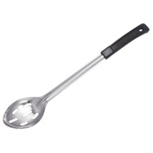 Winco BHSN-11 Prime 11&quot; Stainless Steel Slotted Basting Spoon with Plastic Handle