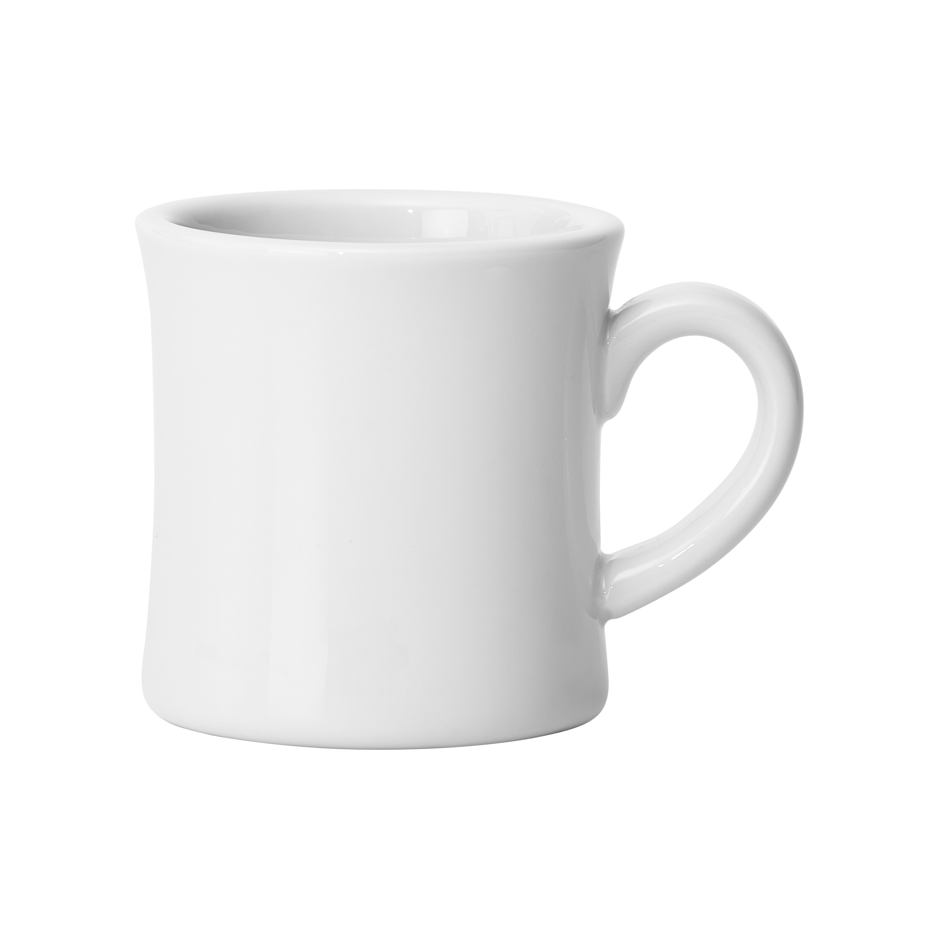 Winco BMC-12 Bulawayo Porcelain Mug 12 oz. - 3 dozen