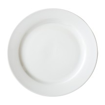 Winco BPR-14RE Birkhall Porcelain Plate with Rolled Edge 14" dia. - 6 pcs