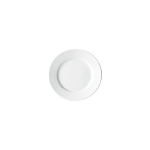 Winco BPR-55RE Birkhall Porcelain Plate with Rolled Edge 5-1/2" dia. - 3 dozen