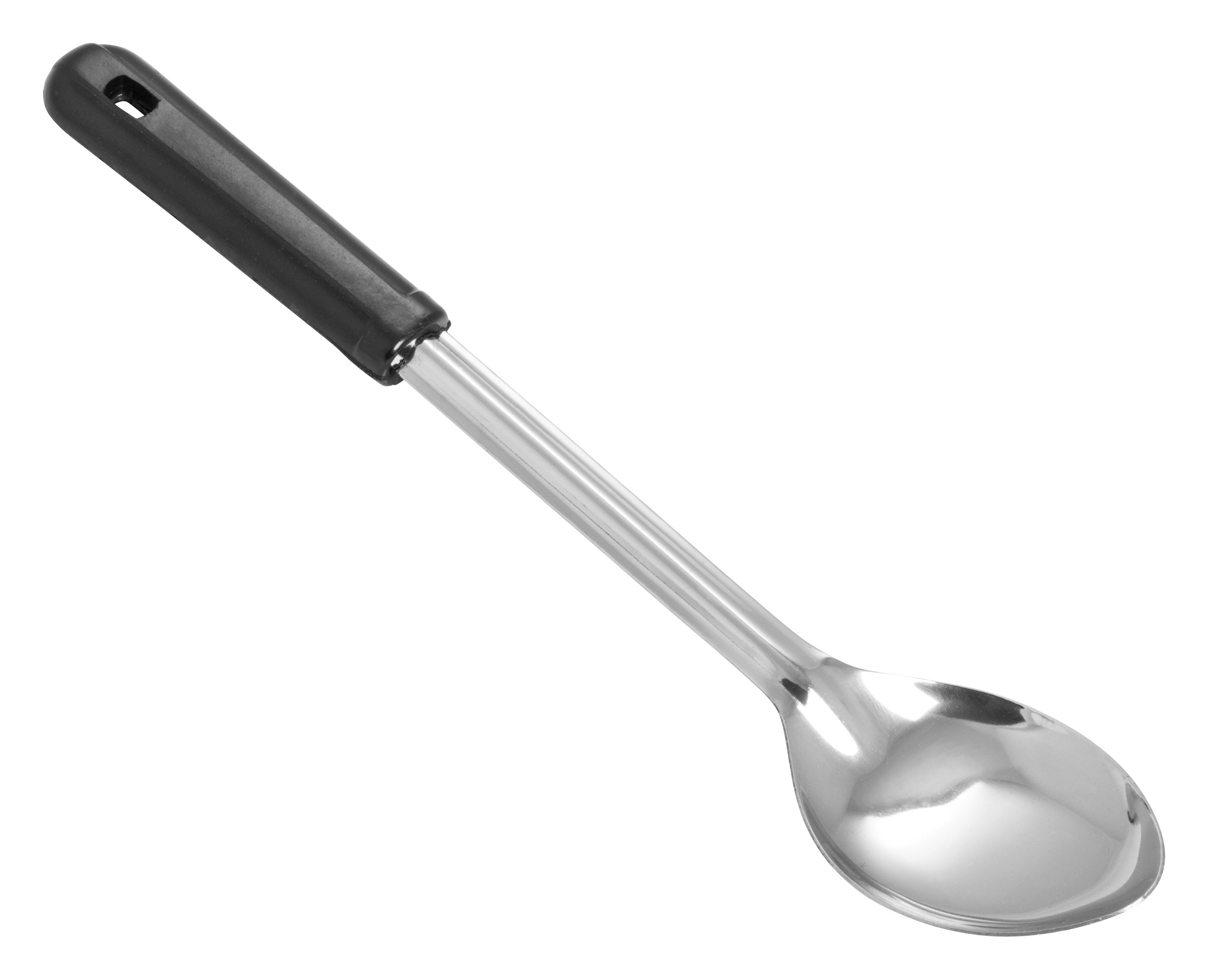 Winco BSOB-13 Solid Stainless Steel Basting Spoon with Bakelite Handle 13"