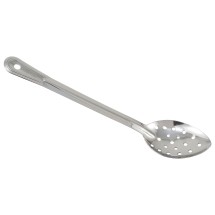 Winco BSPN-11 Prime 11&quot; Stainless Steel One Piece Perforated Basting Spoon